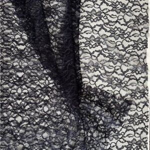 Elegant Black Lace Fabric